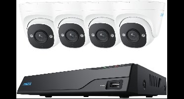 Reolink NVS8-5MD4 - 5MP beveiligingscamerasysteem, 8-kanaals NVR met ingebouwde 2TB HDD, detectie van personen/voertuigen/dieren