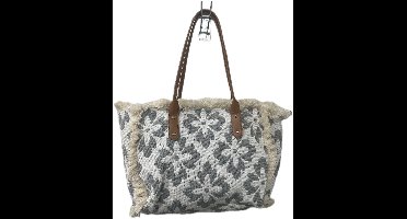 Fringetas HS | Zomer Shopper | 70% Viscose 30% Katoen – 50x30x15 cm