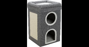 Trixie Cat Tower - Krabton - Grijs - 39x39x64CM