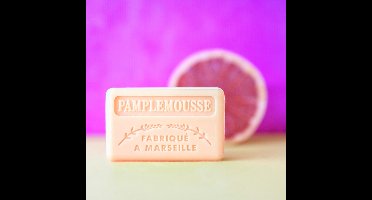 4x Savon de Marseille zeepblok Grapefruit - zeepblok - biologische zeep - dierproefvrij - franse zeep - vegan zeep