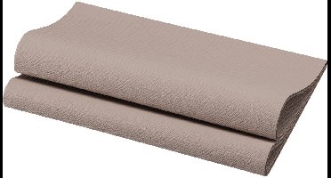 Duni dunisoft servet 40cm 1/4 vouw bio greige