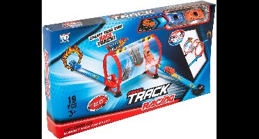 Auto Racebaan Set Koker Duel, 19dlg.