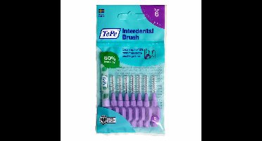 6x TePe Ragers 1,1 mm Paars blister à 8 stuks