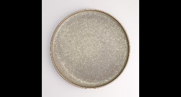 Tokyo Design Studio – Rond Bord met Rand – Grijs – 26,5x3cm