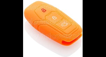 Autosleutel Hoesje geschikt voor Ford - SleutelCover - Silicone Autosleutel Cover - Sleutelhoesje Oranje