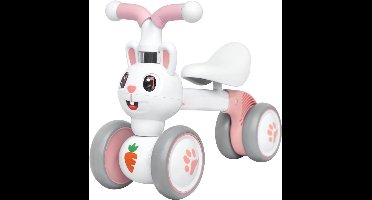 Loopfiets 1 Jaar - Balance Bike Voor Meisjes En Jongens - Leren Lopen - 4 Wielen - Hare