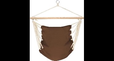 vidaXL - Hangstoel - opvouwbaar - bruin