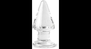 Kristalheldere Glazen Buttplug – Luxe, Glad & Elegant