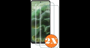 Screenprotector geschikt voor Motorola Moto G35 - gehard Glas Tempered Glass - 2 Stuks