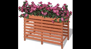 vidaXL - Plantenbak - 100x50x71 - cm - hout