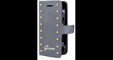 iPhone 5S/5 hoesje - Guess - Grijs - Kunstleer