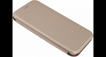 Ntech Geschikt voor Samsung Galaxy S10 Luxe Goud TPU / Kunststof Flip Cover met Magneetsluiting