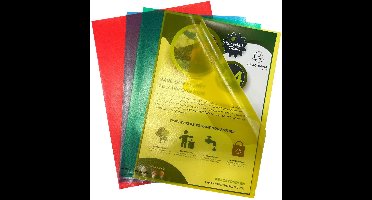 Exacompta 10x Zakje met 25 insteekmappen L-vorm in gerecycled PP Forever 12/100e - A4 - Geassorteerd - 58340E
