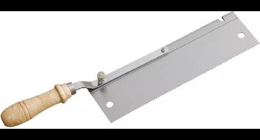 wolfcraft - Fijne zaag 255mm - Fijnzaag - Kapzaag met gebogen handgreep - 6925000