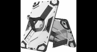 Ntech Escort Armor Hoesje Hoesje Geschikt Voor Samsung Galaxy Tab A 10.1 (2019) - Zilver