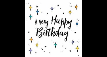 Wenskaart - A Very Happy Birthday