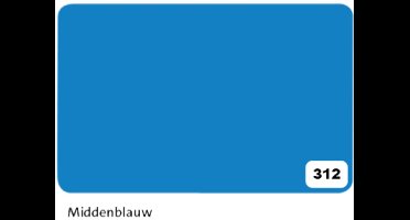Etalagekarton Folia 1-zijdig 48x68cm 380gr nr312 middenblauw