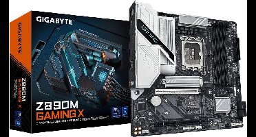 Moederbord - GIGABYTE - Z890M GAMING X - Socket 1851 - DDR5 SDRAM - M.2 PCIe 5.0