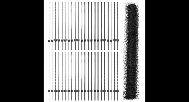 vidaXL - Hek - met - Paal - Grijs