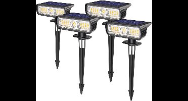 Tuinverlichting op Zonne Energie - Solar Buitenlampen - Warm wit