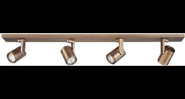 Leta Opbouwspot 4 lichts op balk brons kantelbaar - Klassiek - Highlight