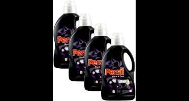 Persil Black & Dark Vloeibaar Wasmiddel - 4 x 1.5 l (100 wasbeurten) - Voordeelverpakking