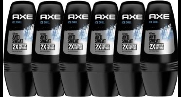 Axe Deo Roll-on – Ice Chill Dry 50 ml (6 stuks)