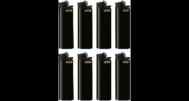 BIC® Maxi J26 ‘All Black’ Vuursteen aanstekers - 8 stuks