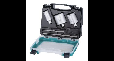 wolfcraft - Gatenzaagset voor Metselwerk, Tegels en Steen - Ø 33, 53, 68 mm - 1003000