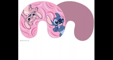 Lilo en Stitch nekkussen - auto kussen 35x30 cm - 100% polyester