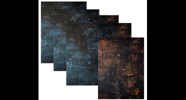 SOHO Daxx Schriften – Lijntjespapier – Gelinieerd – Voorzien van kantlijn – 80 pagina’s – A5 formaat – Set van 6 stuks