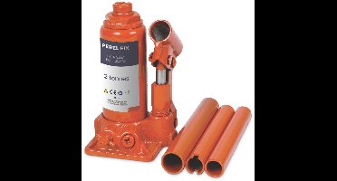 Perel Hydraulische potkrik, voor auto, vrachtwagen, bestelwagen, 2 ton, staal, oranje