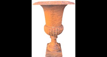 Gietijzeren tuinvaas, grote bloempot, klassiek