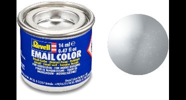 Revell Hobbyverf Enamel verf - #90 Silver - Metallic - Enamel - Verf potje - 14 ml
