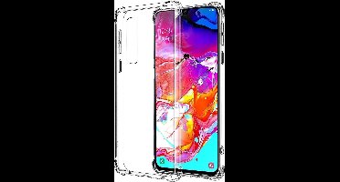 Ntech Hoesje Geschikt Voor Samsung Galaxy A70/A70s Transparant Anti Shock Back hoesje