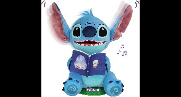 Disney Stitch Verhalenverteller - NL/EN/FR - Interactieve Knuffel met Licht, Geluid en Verhalen
