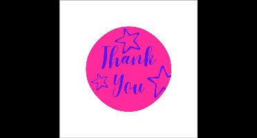 Sticker Thank You 39 mm / rol 250 st.