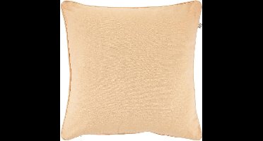 Dutch Decor JAVA - Sierkussen 50x50 cm - roze - zalm - pasteltint - 100% katoen - Inclusief binnenkussen