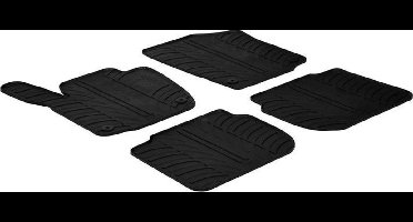Gledring Rubbermatten passend voor Skoda Rapid 5 deurs 2012- & Seat Toledo 5 deurs 2013-(T profiel 4-delig + montageclips)