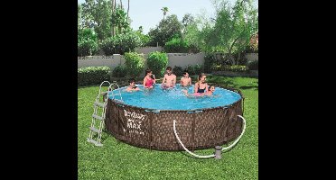 Bestway Steel Pro MAX Zwembadset Deluxe Series rond 366x100 cm 56709