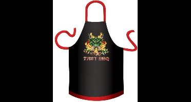 Benza Schort Fast BBQ - Grappige, Leuke, Mooie, Funny Keukenschort - XL