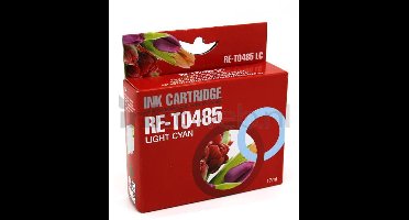 FLWR T0485 licht cyaan - Geschikt voor Epson