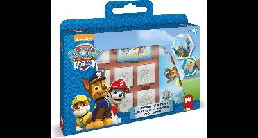 Multiprint Nickelodeon Paw Patrol - windowbox - 7 stempels + 3 stiften