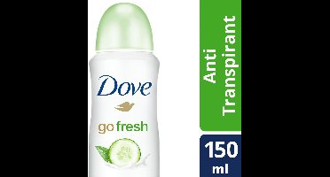 Dove Go Fresh Cucumber & Green Tea Women - 2 x 150 ml - Deodorant Spray - Voordeelverpakking