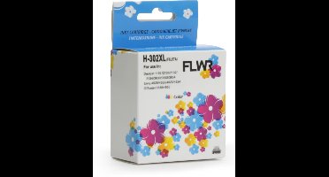 FLWR - Inktcartridge / 302XL / Kleur - geschikt voor HP