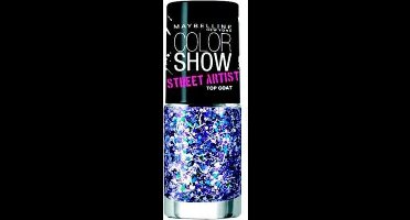 Maybelline Color Show Street Artist Top Coat 2 White splatter
