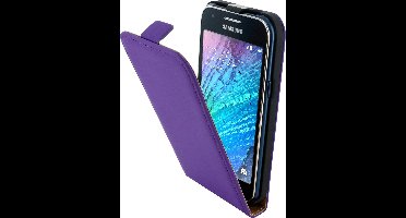 Mobiparts - premium flipcase - Samsung Galaxy J1 - Purple
