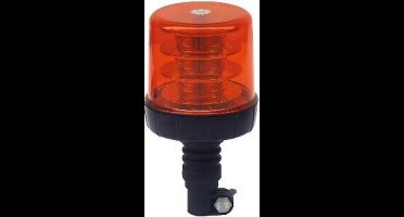 ORANJE zwaailicht SQUARE - 18x3W LED - R10 / R65 - E keurmerk - beugel bevestiging - FLEX