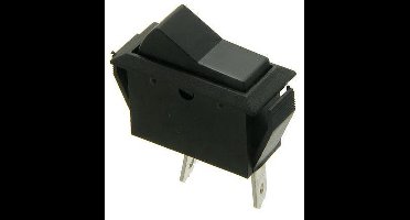SCHAKELAAR - ‘ON/OFF' - 12V 20A - ZWART - 2 polig AWS09