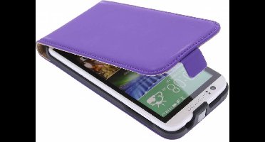 Mobiparts - Paarse premium flipcase - HTC Desire 510